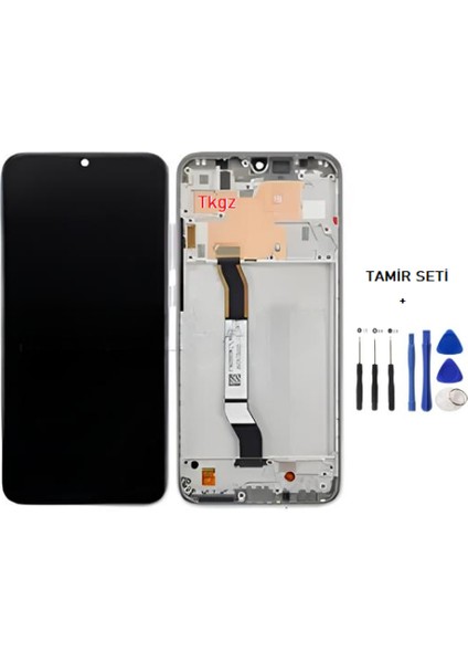 Xiaomi Redmi NOTE 8 Lcd Ekran Dokunmatik Orijinal Kalite ÇITALI GRİ + TAMİR SETİ