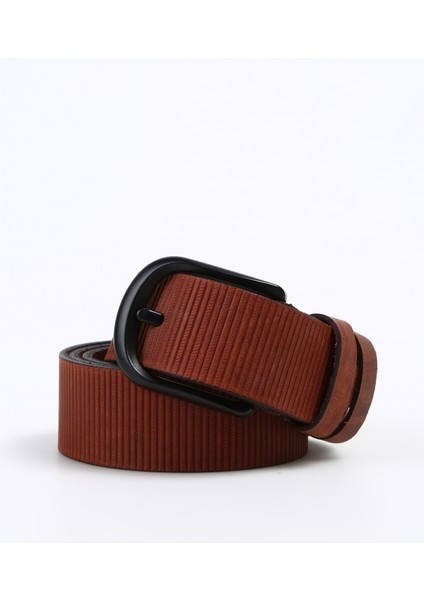 Erkek Kemer Frk 030 Ray 4 cm Deri Taba
