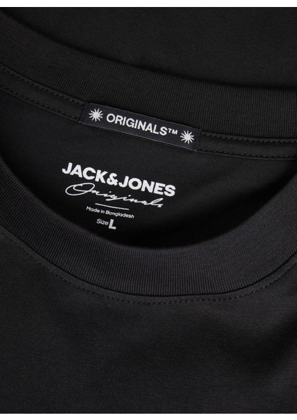 Bisiklet Yaka Siyah Erkek T-Shirt Joraruba Landscape Tee Ss Crew Neck modelleri