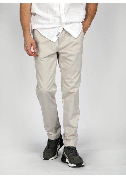 Normal Bel Slim Fit Gri Erkek Chino Pantolon 242 Lcm 221016 New Chıno 2 A. Gri