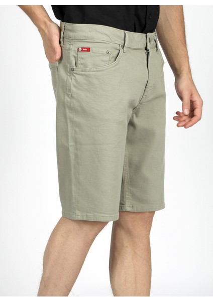 Slim Fit Taş Erkek Şort 242 Lcm 221010 Lonceso Taş