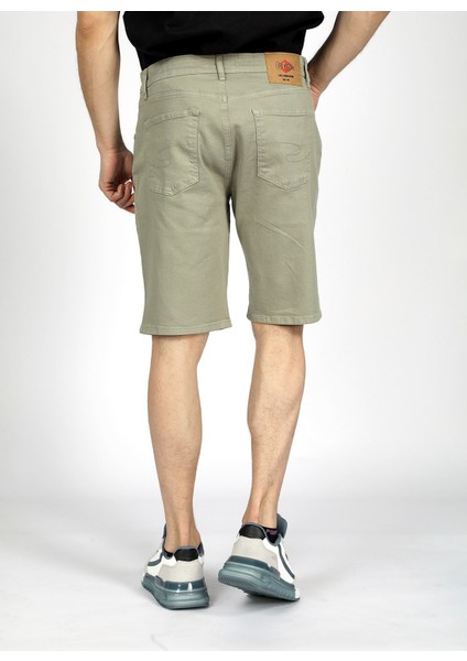 Slim Fit Taş Erkek Şort 242 Lcm 221010 Lonceso Taş