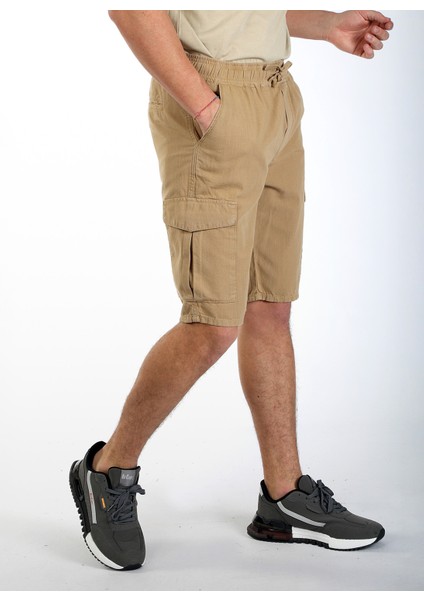 Regular Fit Deve Tüyü Erkek Şort 242 Lcm 221013 Newso Camel