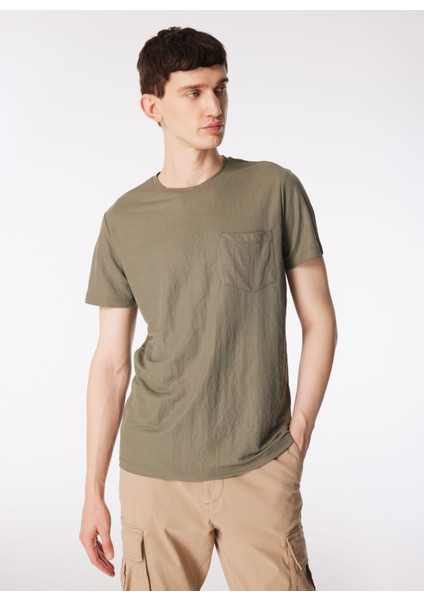Gmg Fırenze Bisiklet Yaka Haki Erkek T-Shirt GU24MSS03008 fiyatları