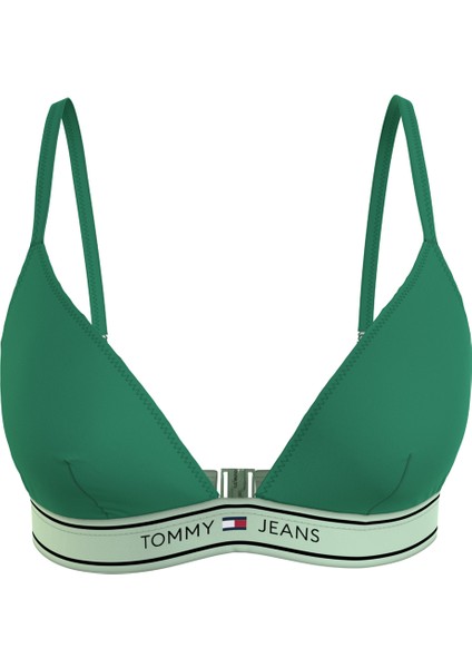 Tommy Hilfiger Yeşil Kadın Bikini Üst Trıangle Rp, L4A UW0UW05349L4A