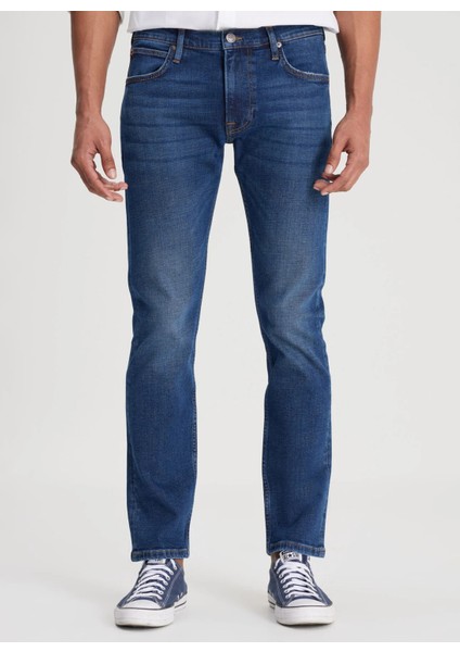 Normal Bel Slim Fit Mavi Erkek Denim Pantolon L719125XT Luke Jean Pantolon