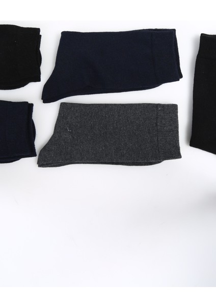 Siyah - Lacivert - Antrasit Kadın Soket Çorap 5li Soket Kdn modelleri