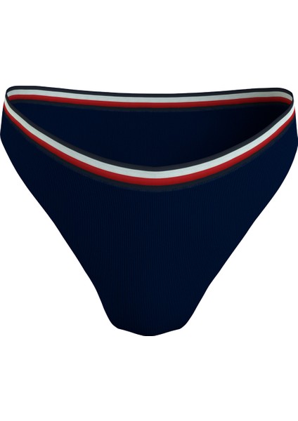 Tommy Hilfiger Lacivert Kadın Bikini Alt Cheeky Hıgh Leg Bıkı, Dw5 UW0UW0529