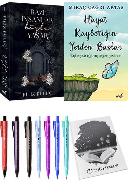 Bazı İnsanlar Böyle Yaşar 1 - Hayat Kaybettiğin Yerden Başlar + Kalem + Not Defteri
