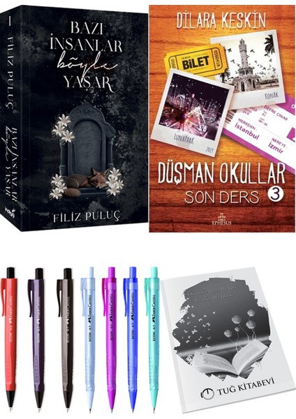 Bazı İnsanlar Böyle Yaşar 1- Düşman Okullar 3 + Kalem + Not Defteri