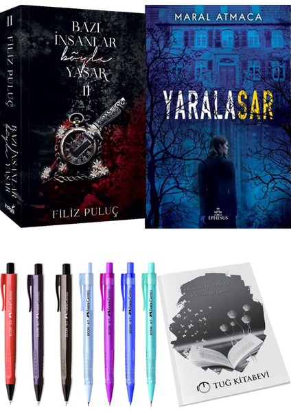 Bazı İnsanlar Böyle Yaşar 2- Yaralasar 1 + Kalem + Not Defteri