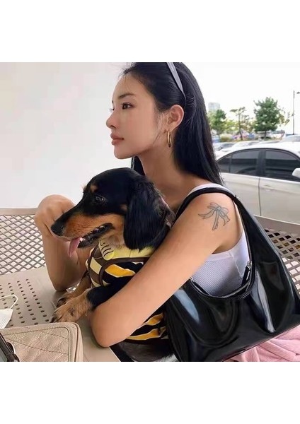 Çanta Retro Parlak Omuz Çantası Yeni Koltuk Altı Çantası (Yurt Dışından) fiyatları