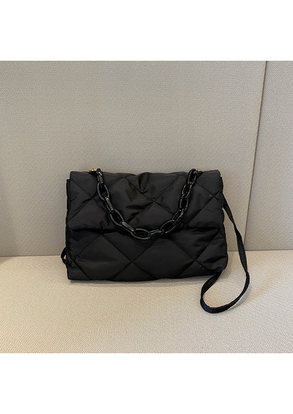 Zincir Çanta Trendy Messenger Rhombus Bayan Çanta Omuz Çantası (Yurt Dışından)