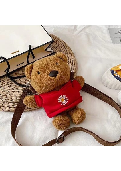 Sevimli Peluş Bebek Messenger Sırt Çantası (Yurt Dışından)