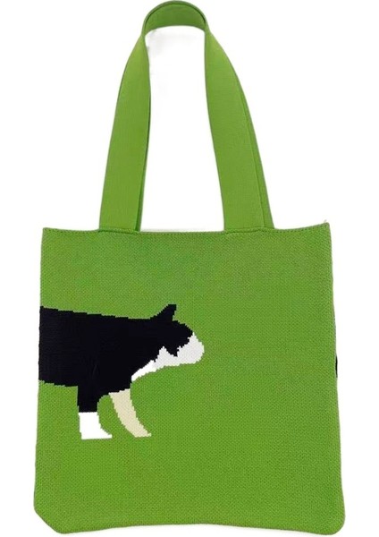 Omuz Çantası Hayvan Desenli Günlük Alışveriş Çantası (Yurt Dışından)