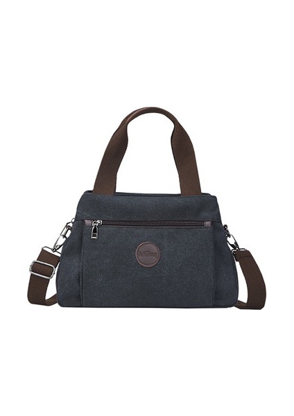 Retro Rahat Kanvas Bayan Kullanışlı Omuz Çantası (Yurt Dışından)