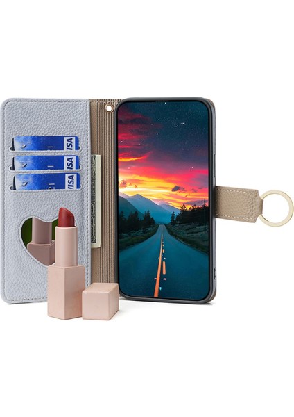 Samsung Galaxy M14 5g Crossbody Telefon Kılıfı Pu Deri Fermuar Standı Kapak Çevirin-Mavi (Yurt Dışından) fiyatları