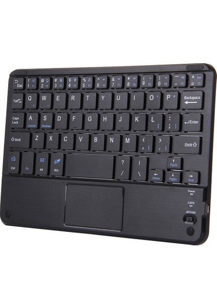 7,0 Inç Tabletler Için Bluetooth Dokunmatik Pan Klavye Siyah (Yurt Dışından) fırsatları