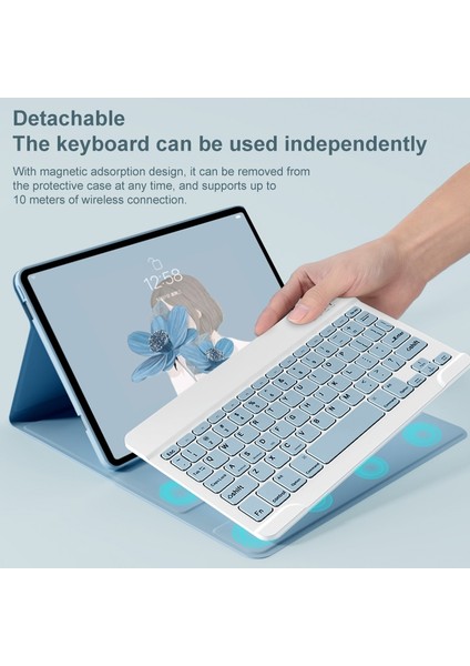 Tablet Pu Kılıf LX106 Lenovo Tab M10 Plus 10.6 3. Nesil 2022 LX106 Mor (Yurt Dışından)