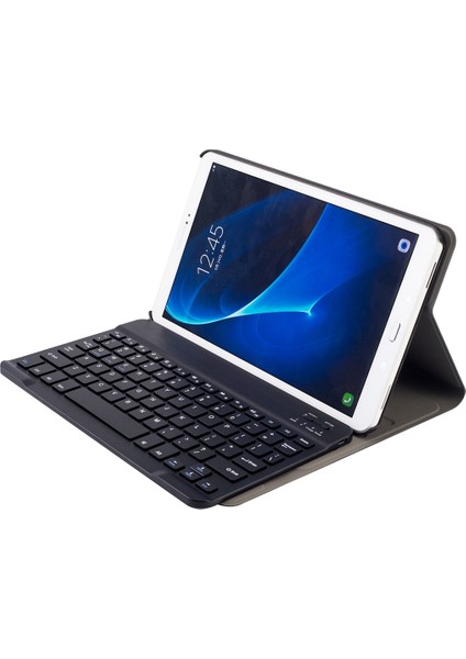 DY580 Galaxy Tab A 10.1 Bluetooth Klavye + Pu Kılıf Renkli (Yurt Dışından)