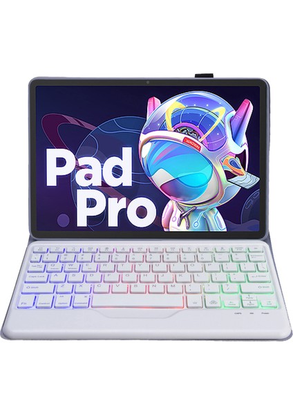 Ultra-Ince Arkadan Aydınlatmalı Bluetooth Klavye Lenovo Xiaoxin Pad 2022 10,6 Inç Mor (Yurt Dışından) modelleri