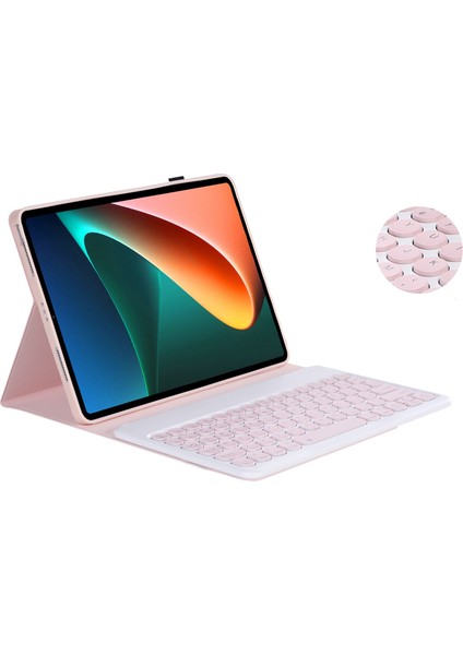 Y0N5 Bluetooth Klavye Pu Kılıf Pembe + Pembe (Yurt Dışından)