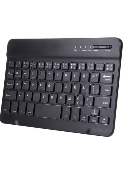 10 Inç Tabletler Için Bluetooth Kablolu Klavye Siyah (Yurt Dışından)