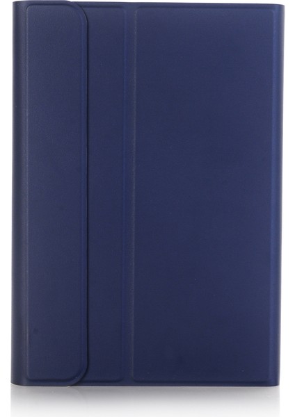 Galaxy Tab A 8.0 T290 / T295 (2019) Mavi Için Bluetooth Klavye Deri Kılıf (Yurt Dışından)