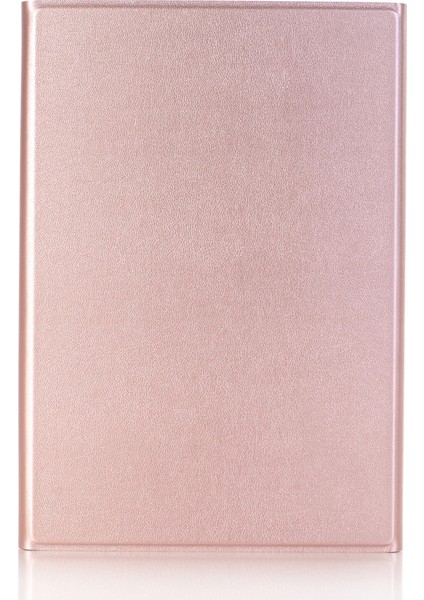 Galaxy Tab A 8.0 T290 / T295 (2019) Pembe Altın Için Bluetooth Klavye Deri Kılıf (Yurt Dışından)
