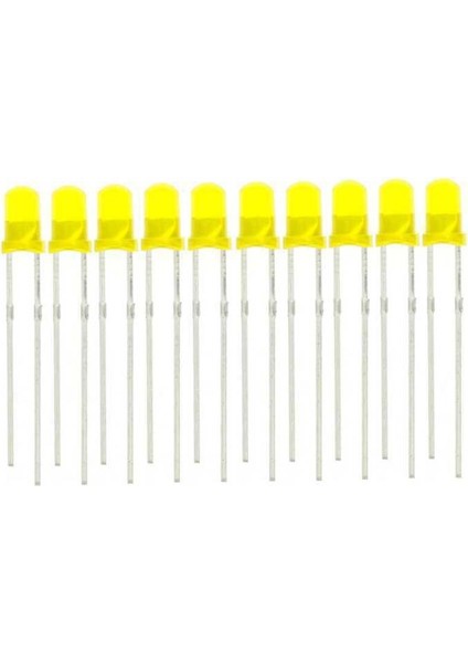 5mm Sarı LED Paketi - 100 Adet