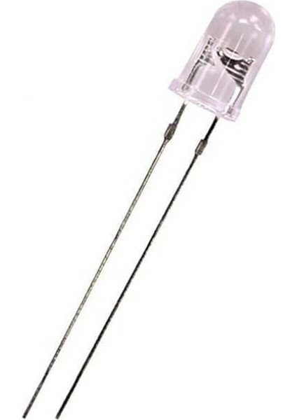 3mm Şeffaf Beyaz LED Paketi - 10 Adet