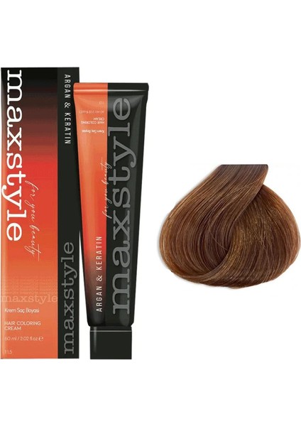 Argan Keratin Saç Boyası 6.34 Koyu Karamel X 6 Adet