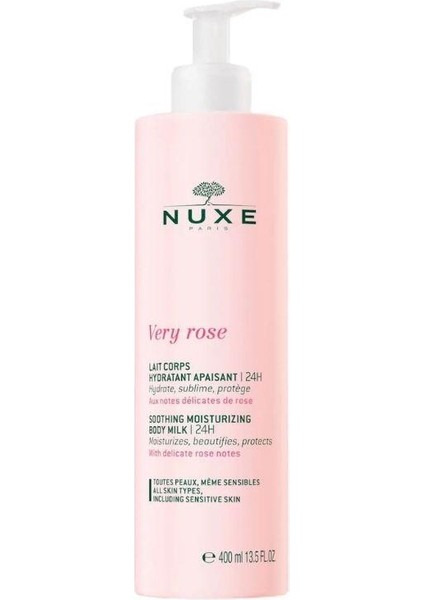 Very Rose Soothing Moisturizing Body Milk 400 ml