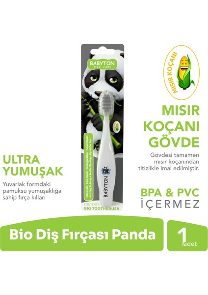 Bio Diş Fırçası Panda