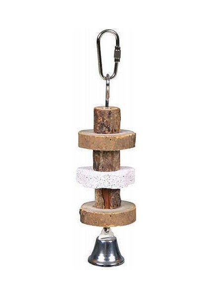 Kuş Oyuncağı, Askılı, Doğal, 16cm