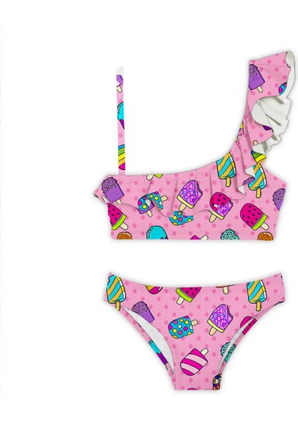 Frutti Bikini Pembe Çocuk Bikini