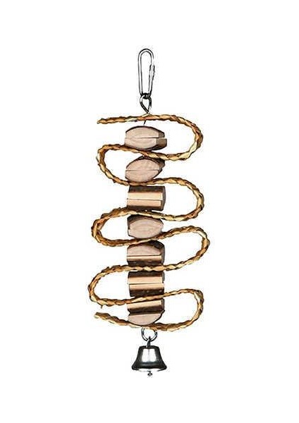 Kuş Oyuncağı, Askılı, Doğal, 30cm