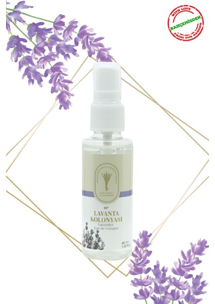 Dr. Lavender Lavanta Yağlı Kolonya 80 Derece Sprey 45 ml Lavanta Kolonyası 5 Adet