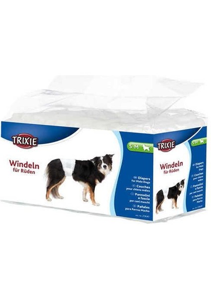 Erkek Köpek Pedi,S-M 30-46cm 12Adt