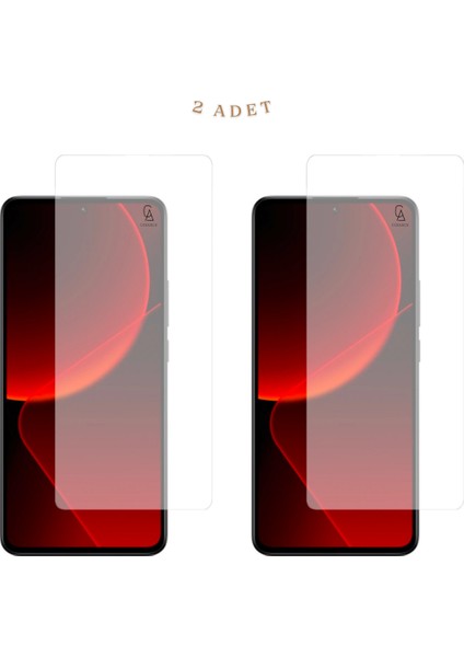Xiaomi Mi 13T ile Uyumlu Ekran Koruyucu Şeffaf Temperli Kırılmaz Cam Ekran Koruyucu 2 Adet