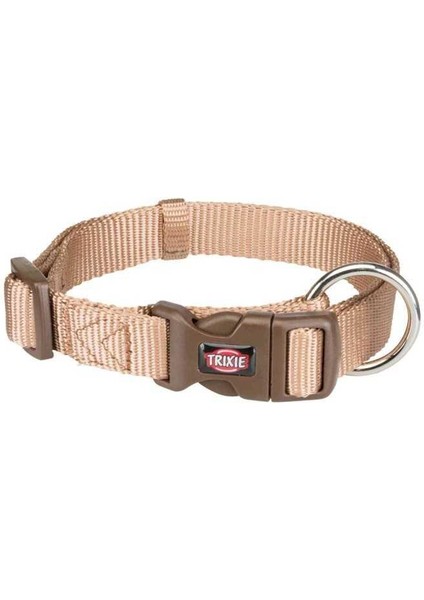 Köpek Premium Boyun Tasması M-L Karamel