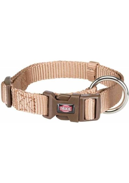 Köpek Premium Boyun Tasması L-XL Karamel