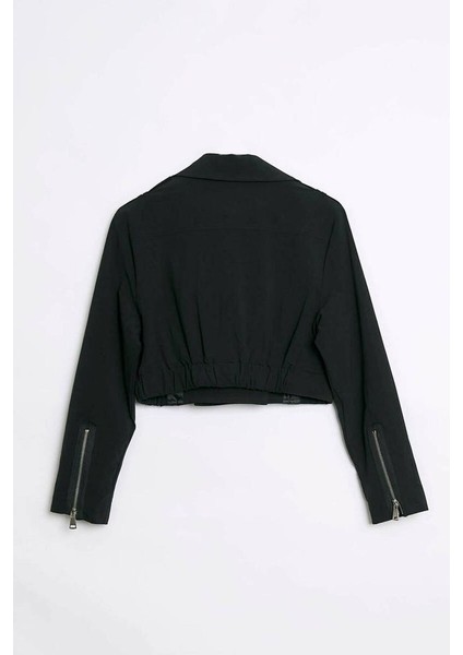 Alexandra Crop Biker Ceket