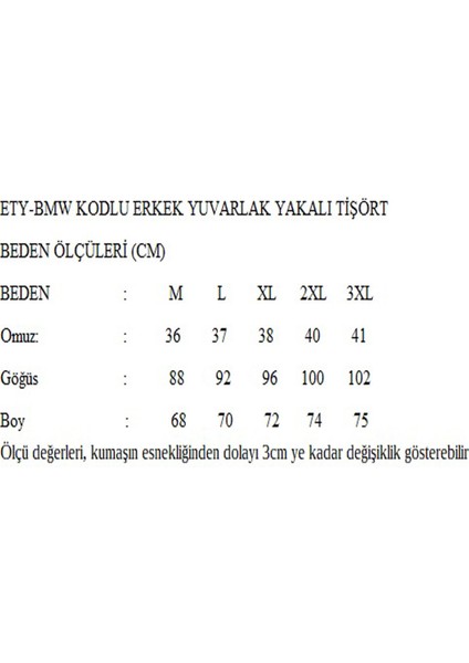 Erkek Bisiklet Yakalı Bmw Baskılı Kısa Kollu Lacivert Tişört Ety-Bmw fırsatları