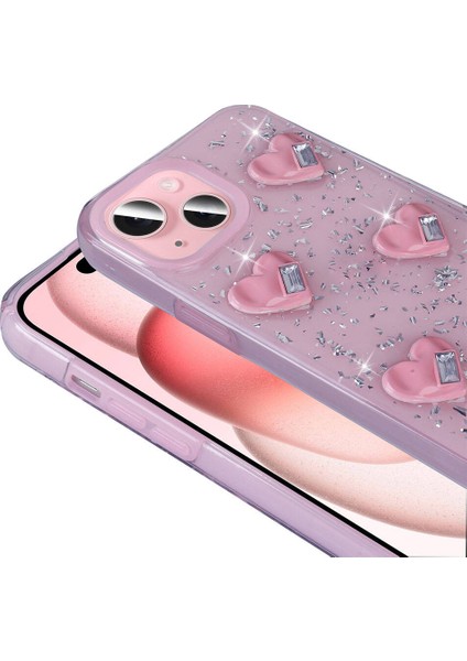 Apple iPhone 14 ile Uyumlu Airbagli Simli Arka Yüzeyli Kapak modelleri
