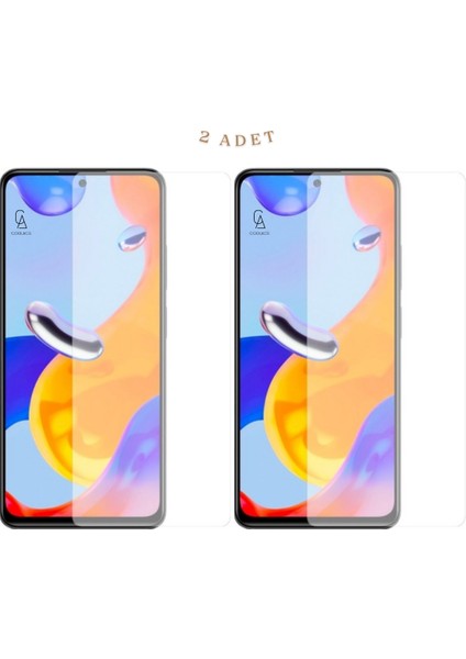 Xiaomi Redmi Note 11 Pro 5g ile Uyumlu Ekran Koruyucu Şeffaf Temperli Kırılmaz Cam Ekran Koruyucu 2 Adet