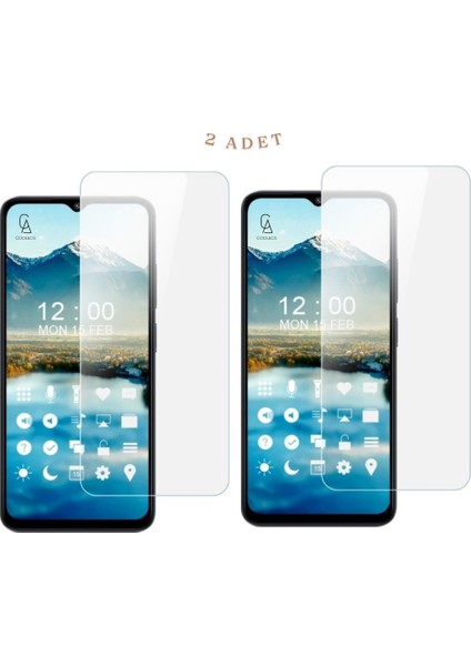 Xiaomi Poco M5 ile Uyumlu Ekran Koruyucu Şeffaf Temperli Kırılmaz Cam Ekran Koruyucu 2 Adet