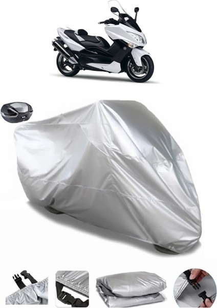 Yamaha Tmax 500 Motosiklet Brandası Arka Çanta Uyumlu