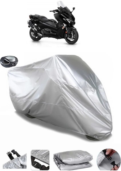 Yamaha Tmax 530 Motosiklet Brandası Arka Çanta Uyumlu