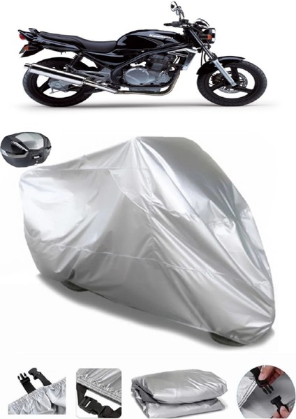 Kawasaki Er-5 Motosiklet Brandası Arka Çanta Uyumlu